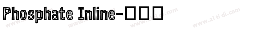 Phosphate Inline字体转换